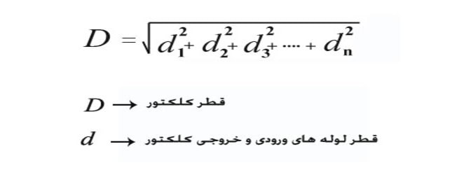 نحوه محاسبه سایز کلکتور بوستر پمپ